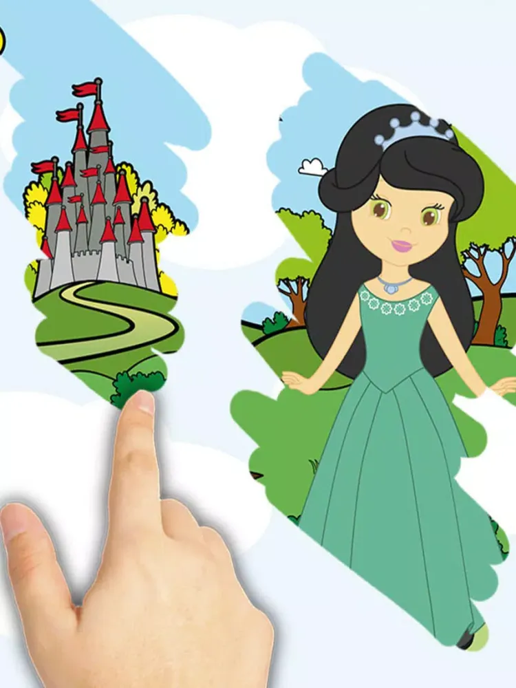 Scratch and paint Princesses - Premium iPad 应用截图