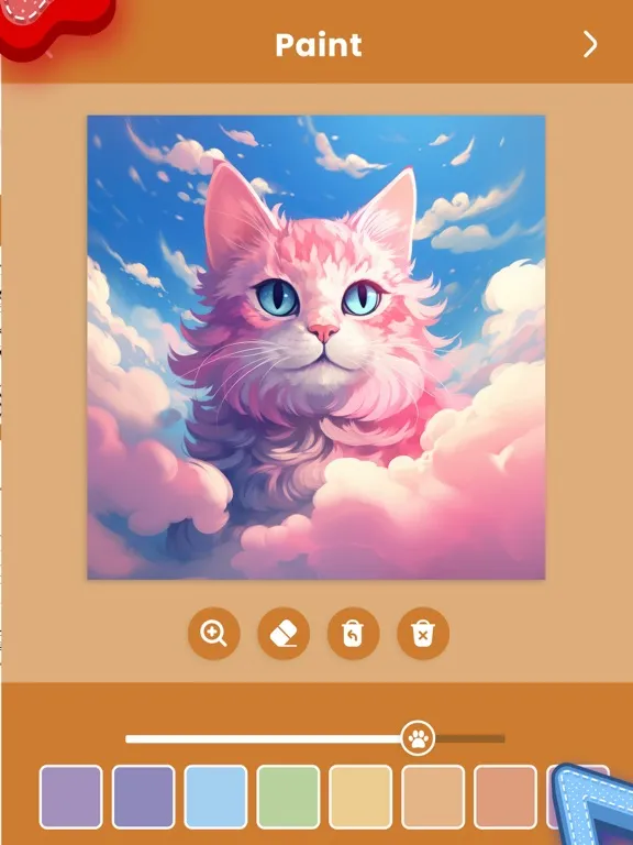 Cats coloring book to paint iPad Screenshots