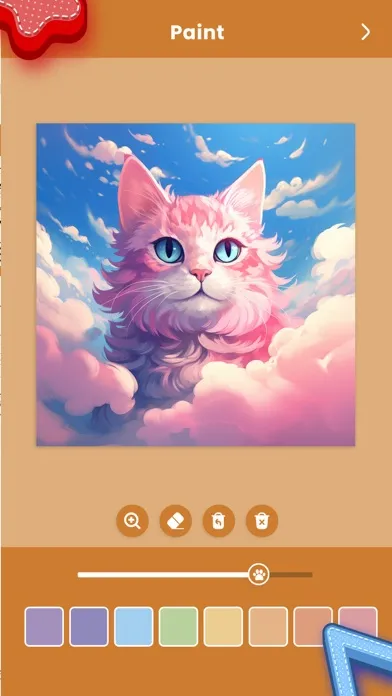 Cats coloring book to paint Screenshots