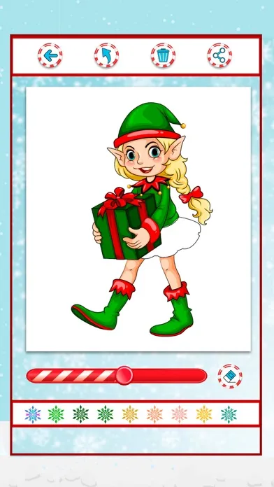 Christmas, coloring pages book Screenshots