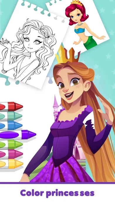 Paint Princess - Coloring Book স্ক্রিনশট