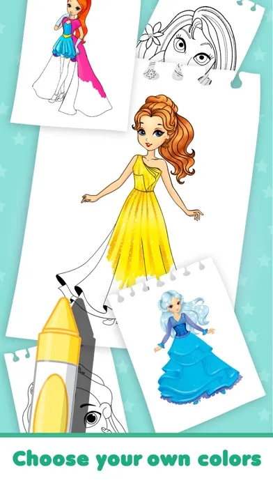 Paint Princess - Coloring Book স্ক্রিনশট