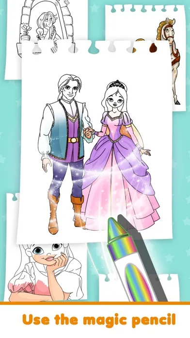 Paint Princess - Coloring Book স্ক্রিনশট