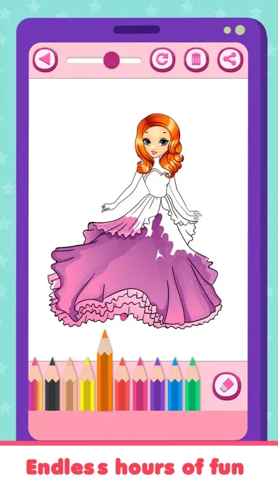 Paint Princess - Coloring Book স্ক্রিনশট
