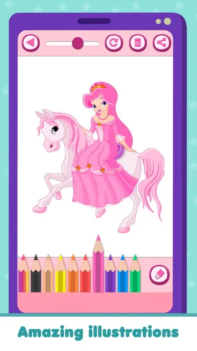 Paint Princess - Coloring Book স্ক্রিনশট