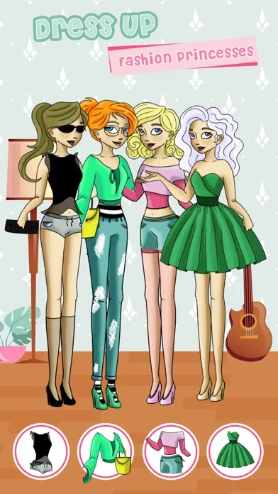 Tangkapan layar Dress up fashion princesses