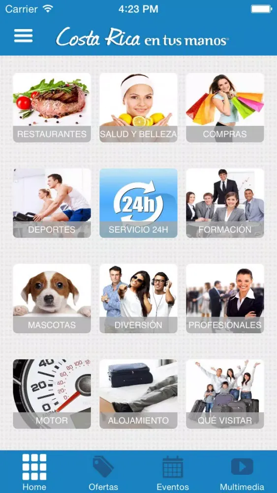 Capturas de pantalla de Costa Rica en tu Mano