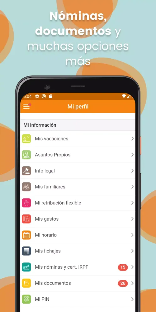 Zrzuty ekranu TramitApp Empleado