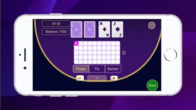 Tangkapan skrin Baccarat Royale Game