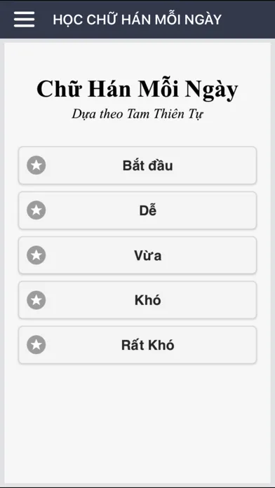 Capturas de tela do Học Hán Ngữ Mỗi Ngày