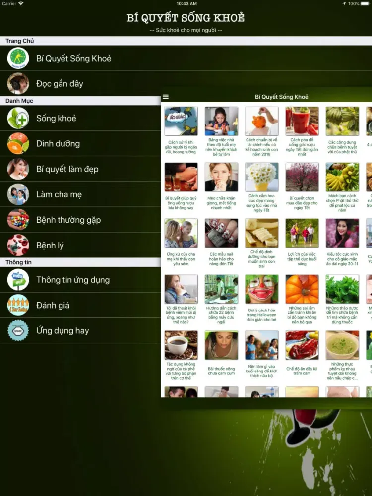 صور Bí quyết sống khoẻ iPad 