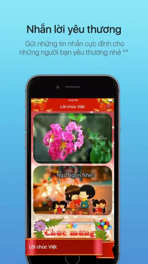 Lời chúc Việt - Nhắn lời yêu thương Screenshots