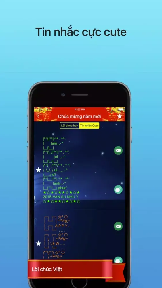Lời chúc Việt - Nhắn lời yêu thương Screenshots