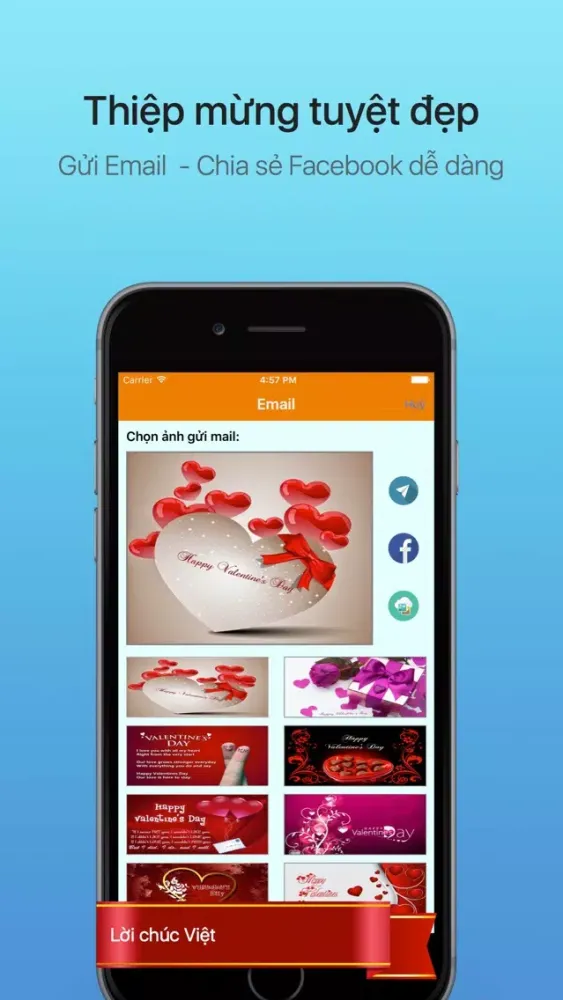 Lời chúc Việt - Nhắn lời yêu thương Screenshots