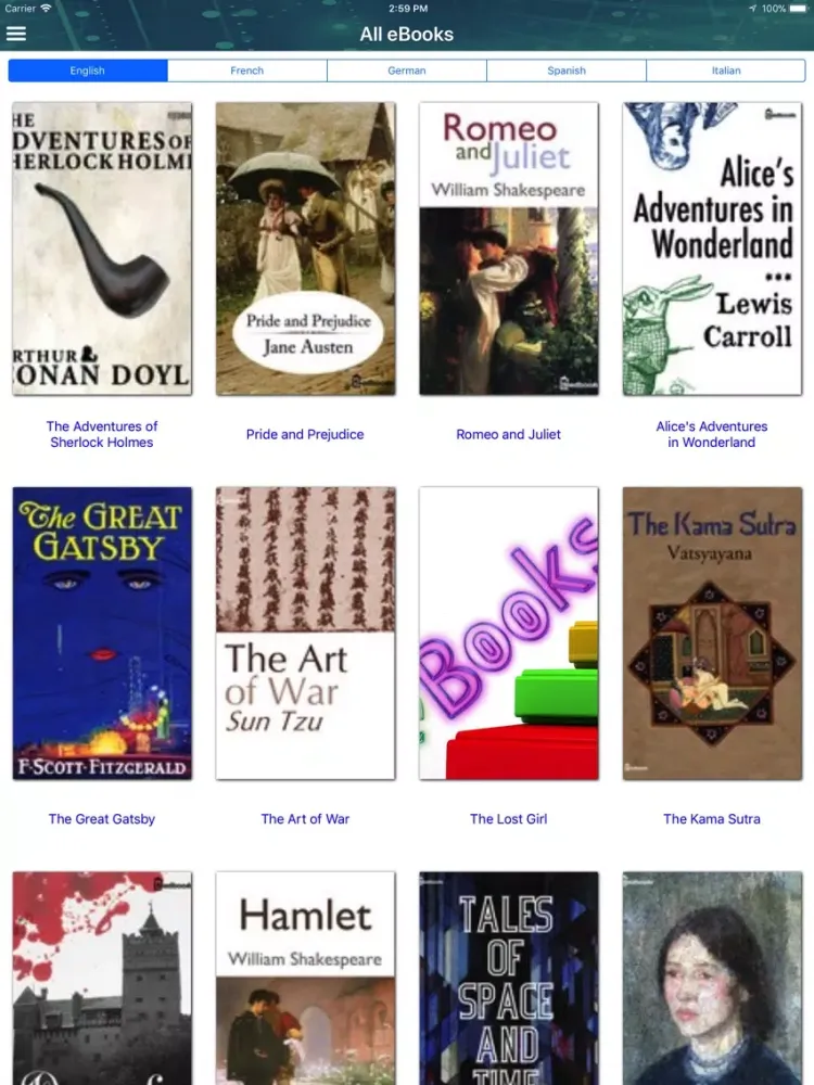 eBooks Store Lite iPad 應用截圖