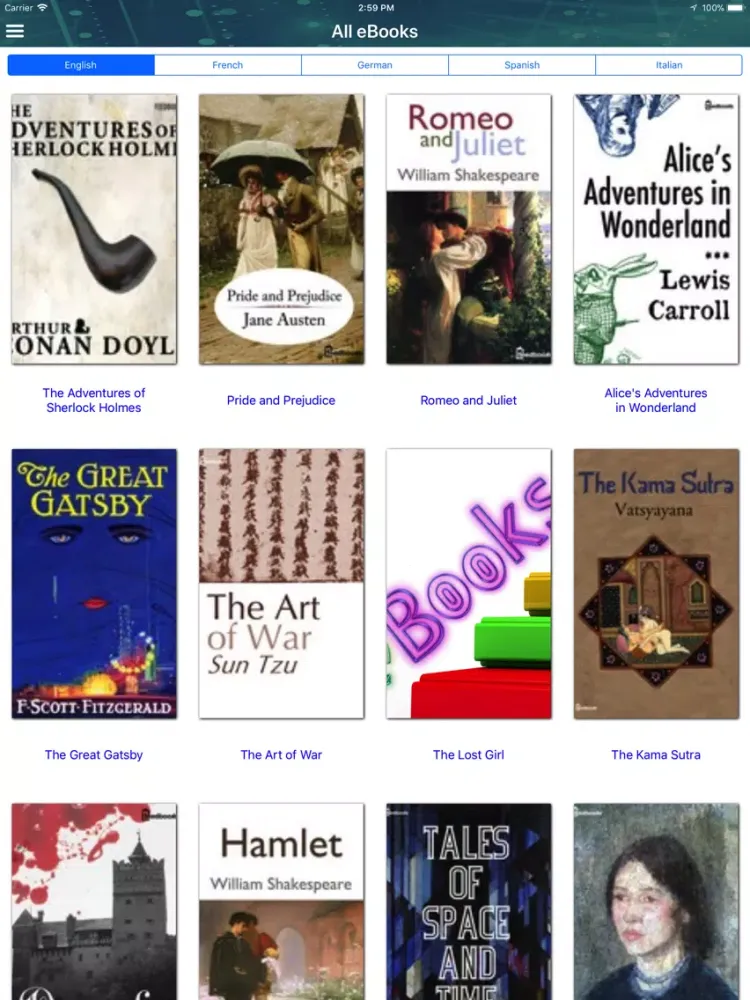 eBooks Store Pro iPad  Screenshots