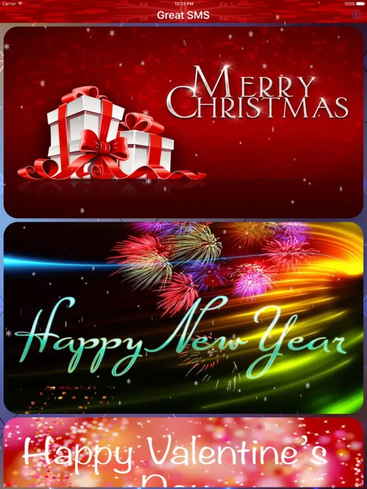 Great SMS iPad  스크린샷
