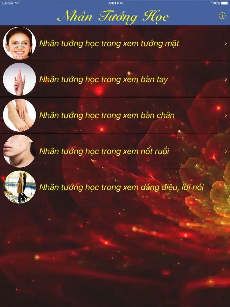 ภาพหน้าจอของ Nhân Tướng Học - Nghệ thuật của số mệnh iPad