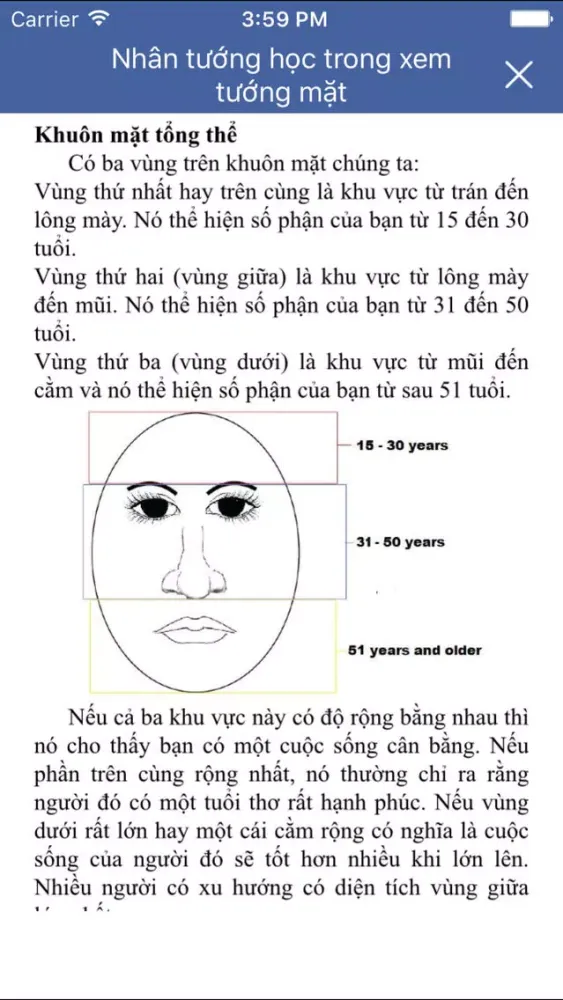 ภาพหน้าจอของ Nhân Tướng Học - Nghệ thuật của số mệnh