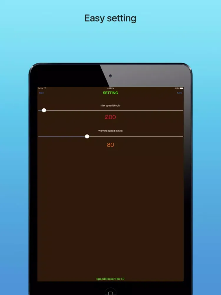 SpeedTracker-Pro iPad  سکرین شاٹس