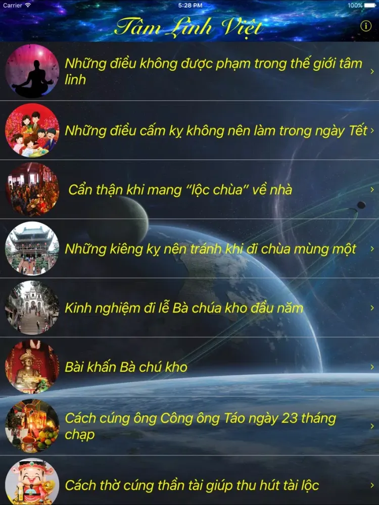 Tâm linh Việt iPad  سکرین شاٹس