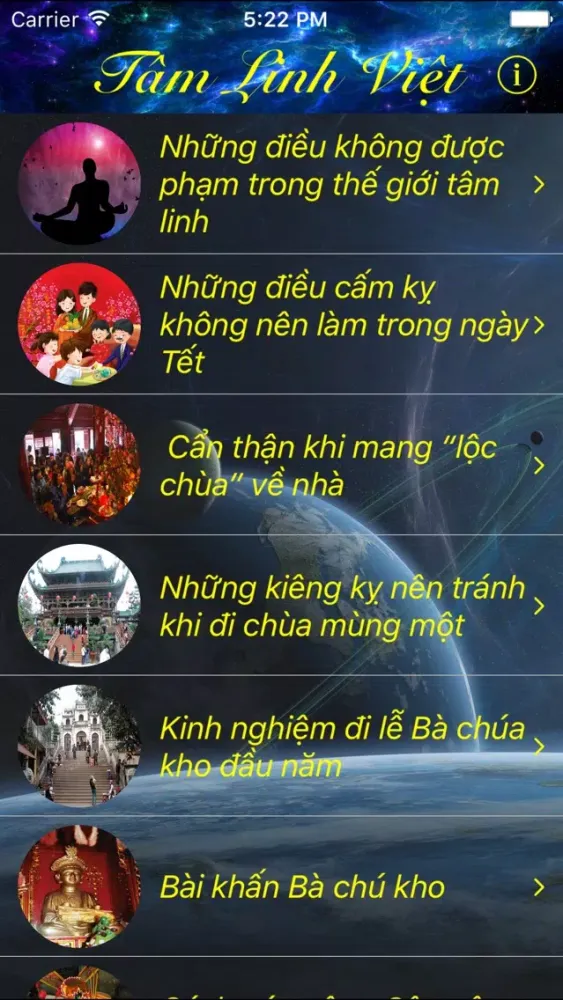 Tâm linh Việt سکرین شاٹس