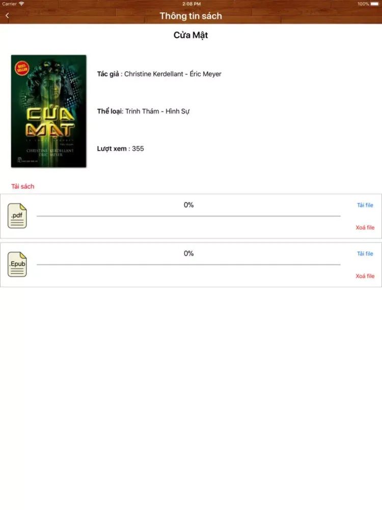 VietBooks iPad 应用截图