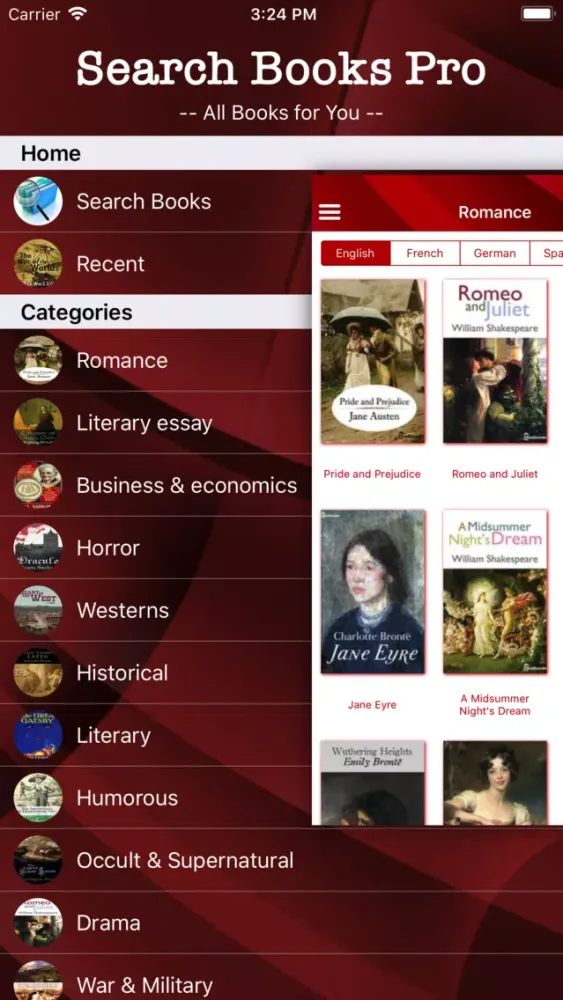 Capturas de pantalla de Search Books Pro
