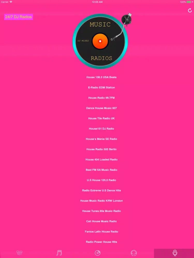 DJ Mixes iPad  Screenshots