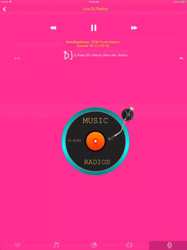 DJ Mixes iPad  Screenshots