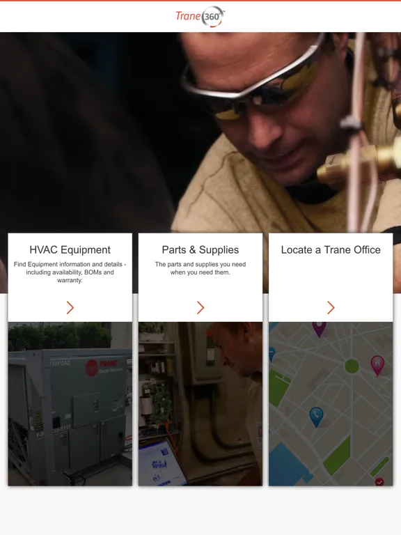 Trane 360° iPad  Screenshots