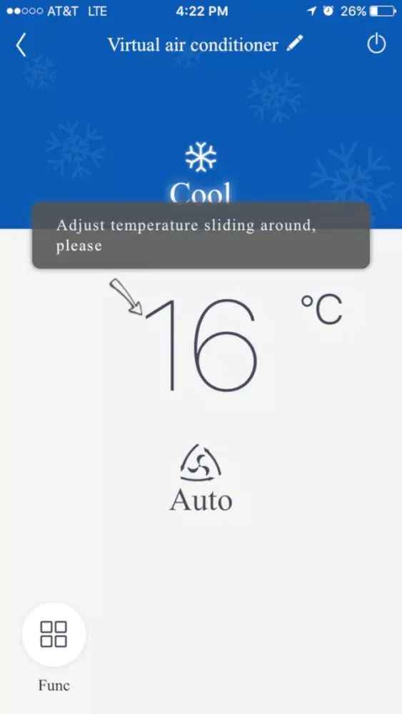 Trane WiFi App سکرین شاٹس