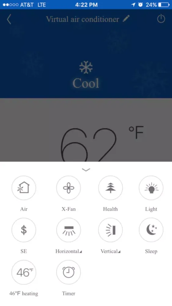 Trane WiFi App سکرین شاٹس