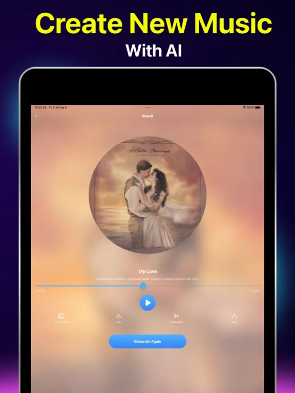 Capturas de pantalla de AI Music Maker Funny Ringtones iPad 