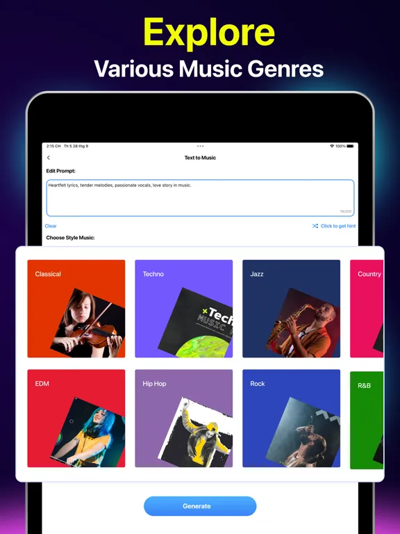 Capturas de pantalla de AI Music Maker Funny Ringtones iPad 