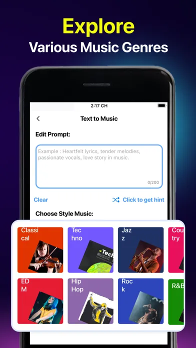 Capturas de pantalla de AI Music Maker Funny Ringtones