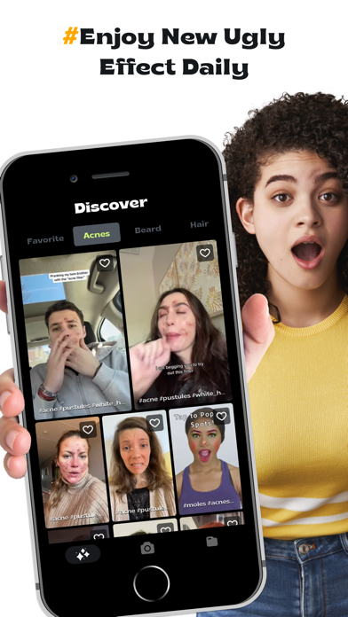 Ugly face - Funny face filters স্ক্রিনশট