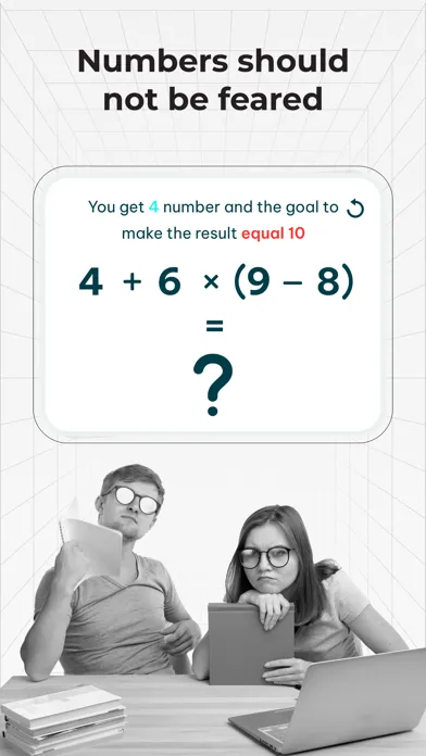 تصاویر 4 Numbers: Solve to 10 Quest