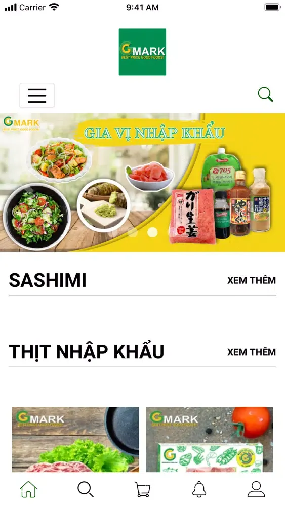 Tangkapan layar Gmark-Siêu Thị Hàng Nhập Khẩu