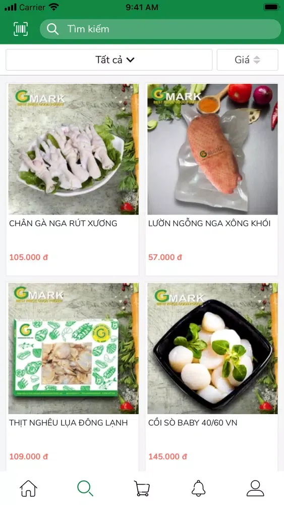 Tangkapan layar Gmark-Siêu Thị Hàng Nhập Khẩu