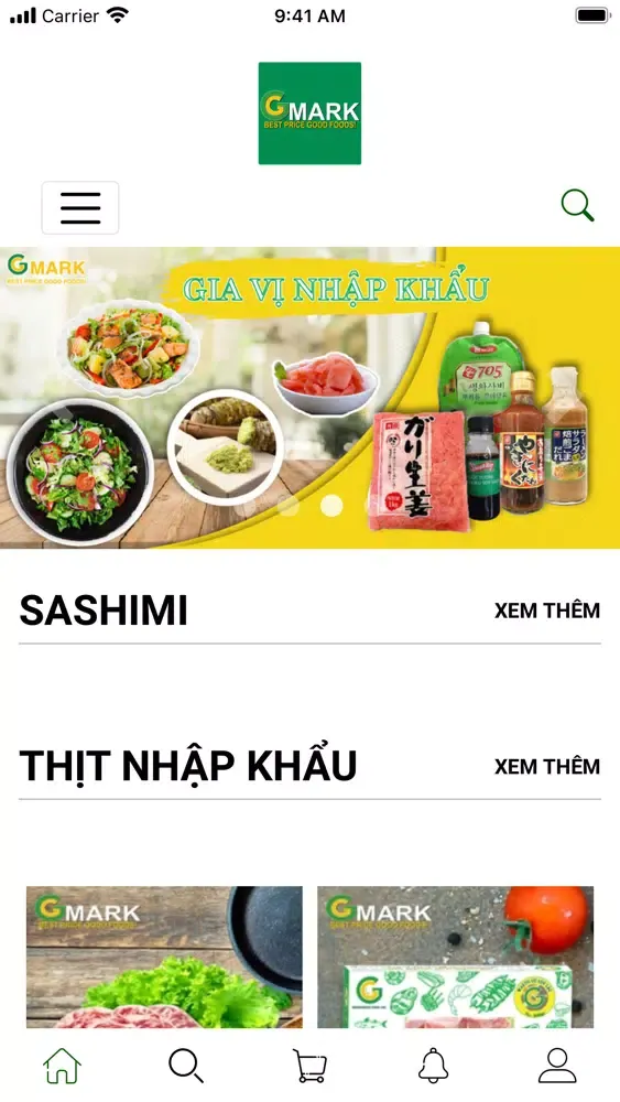 Tangkapan layar Gmark-Siêu Thị Hàng Nhập Khẩu