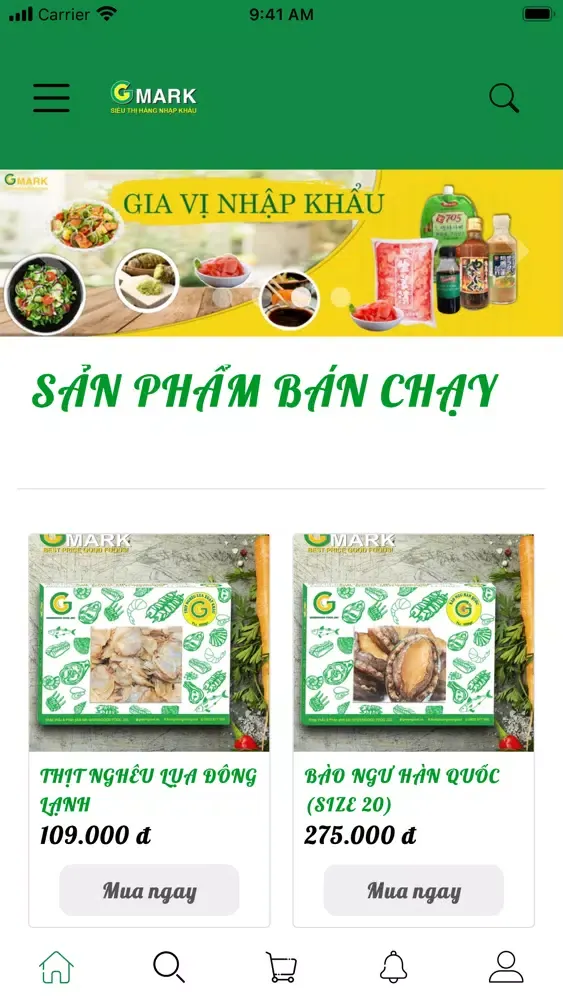 Tangkapan layar Gmark-Siêu Thị Hàng Nhập Khẩu
