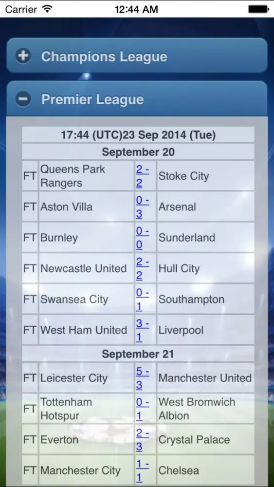 Football Livescore - live results of soccer Screenshots