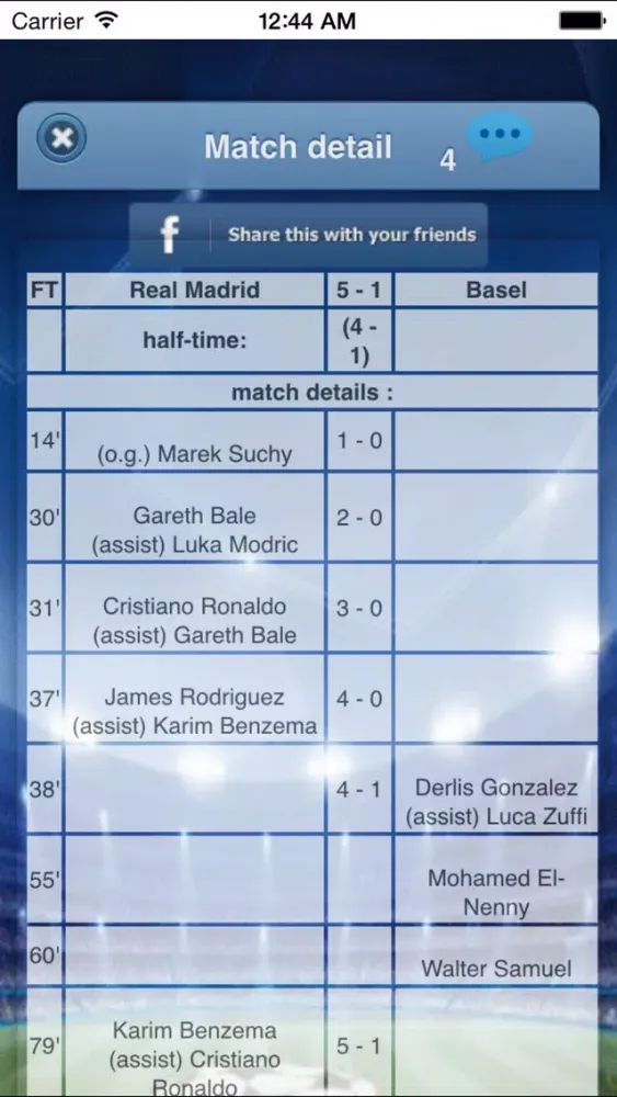 Football Livescore - live results of soccer Screenshots