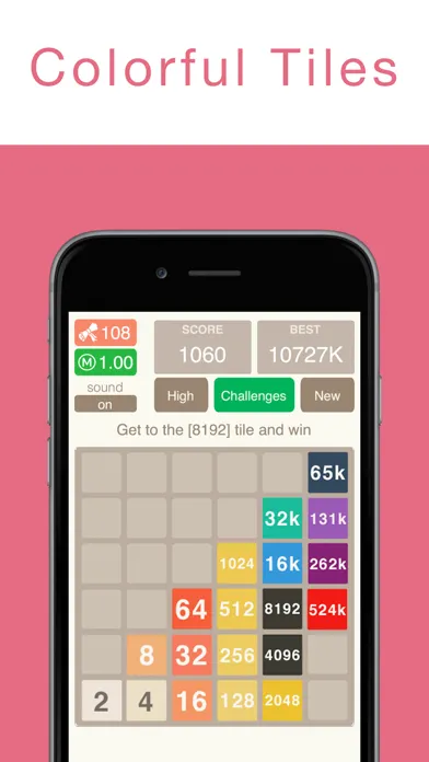 Captures d'écran de 2048 6x6