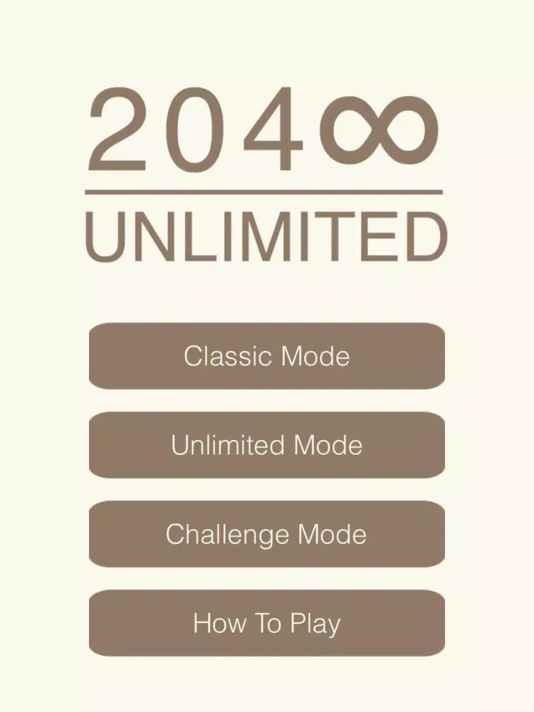 2048 Unlimited FREE iPad 應用截圖