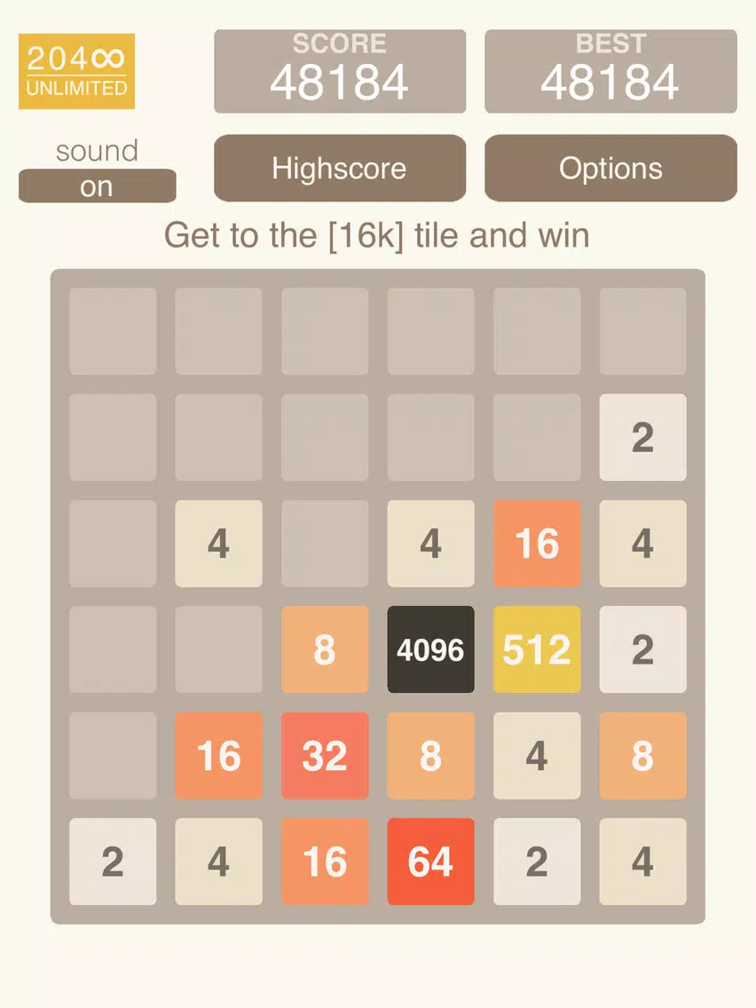 Capturas de pantalla de 2048 Unlimited FREE iPad 