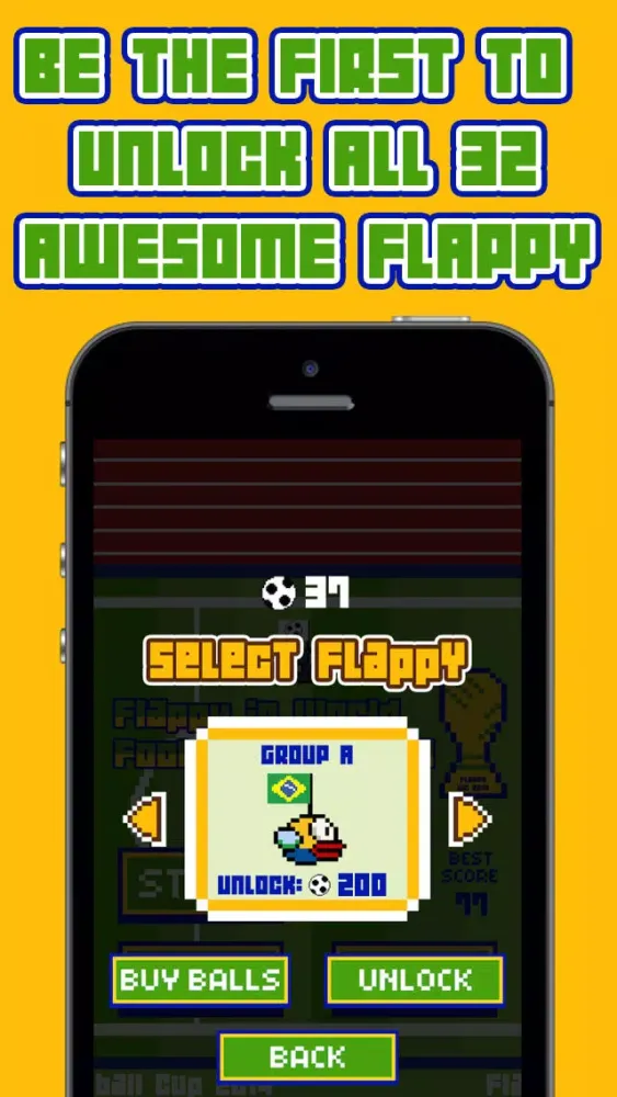 Flappy in Football cup 2014 Edition應用截圖