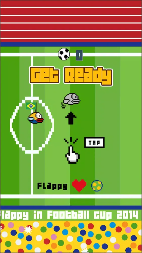 Flappy in Football cup 2014 Edition應用截圖