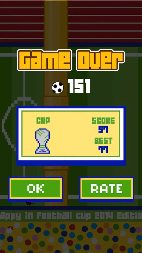 Flappy in Football cup 2014 Edition應用截圖